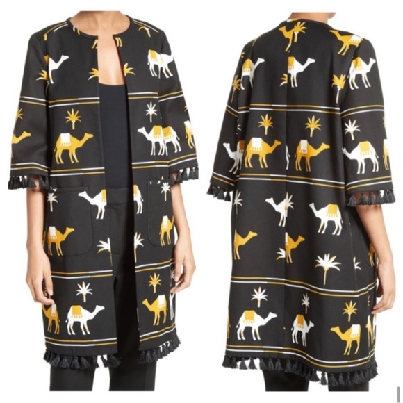 🍁🍂 Kate Spade Spice Things Up Camel Coat - Picture 1 of 16